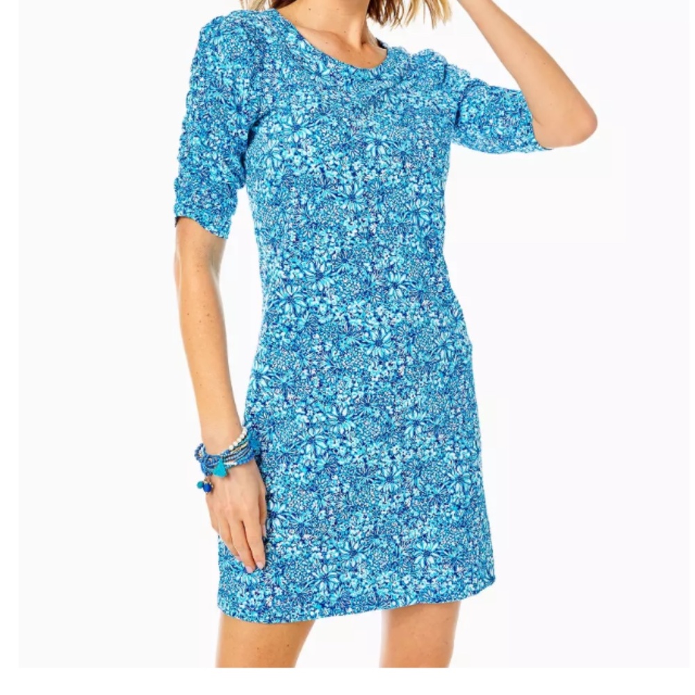 Lilly Pulitzer T Shirt Dress and Matching Hat